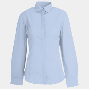 Brook Taverner Ladies Trevi Long Sleeve Poplin Shirt Thumbnail