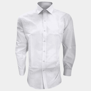 Brook Taverner Alba Long Sleeve Slim Fit Poplin Shirt Thumbnail
