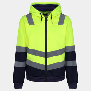 Pro hi-vis full zip hoodie Thumbnail