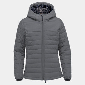 Women’s Nautilus quilted hooded jacket Thumbnail
