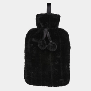 Luxury classic faux fur hot water bottle and cover Thumbnail