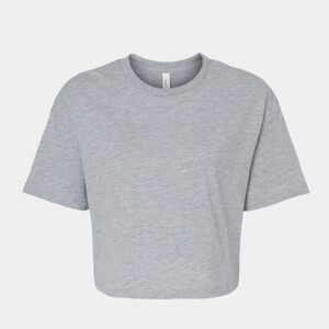 Bella Ladies Jersey Cropped T-Shirt Thumbnail