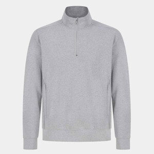 Henbury Unisex Sustainable 1/4 Zip Sweatshirt Thumbnail