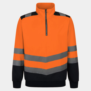 Pro hi-vis ¼-zip sweatshirt Thumbnail