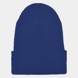 Recycled yarn ribbed knit beanie (1504RY) Thumbnail