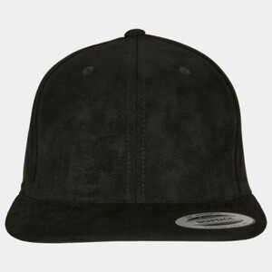 Imitation suede leather snapback (6089SU) Thumbnail