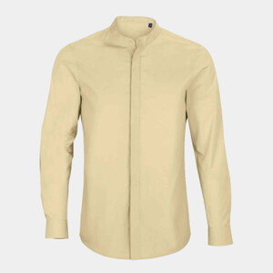 NEOBLU Bart Mao Collar Long Sleeve Poplin Shirt Thumbnail