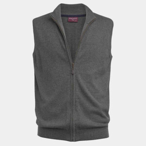 Brook Taverner Lincoln Knitted Zip Gilet Thumbnail