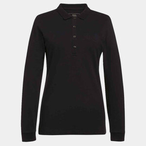 Brook Taverner Ladies Anna Long Sleeve Polo Shirt Thumbnail