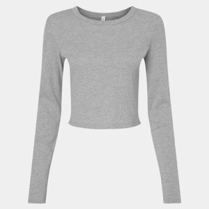 Bella Micro Rib Long Sleeve Baby T-Shirt Thumbnail