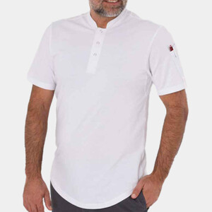 Le Chef Knitted Piqué Chef's Shirt Thumbnail