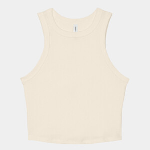 Women’s micro rib racer tank Thumbnail