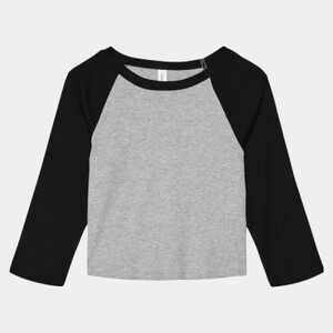Women’s micro rib 3/4 raglan baby t-shirt Thumbnail