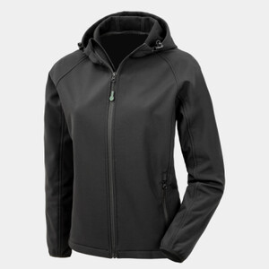 Women’s recycled 3-layer printable hooded softshell Thumbnail