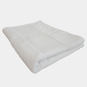 Organic bath sheet with printable border Thumbnail