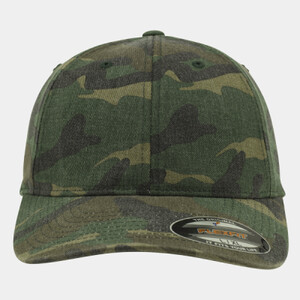 Flexfit garment washed camo (6977CA) Thumbnail
