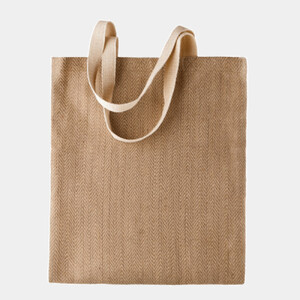 100% natural yarn dyed jute bag Thumbnail