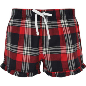 Women's tartan frill shorts Thumbnail