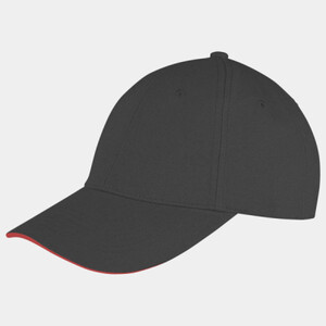 Memphis brushed cotton low-profile sandwich peak cap Thumbnail