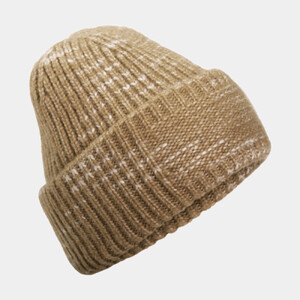 Chunky Knitted Patch Beanie Thumbnail
