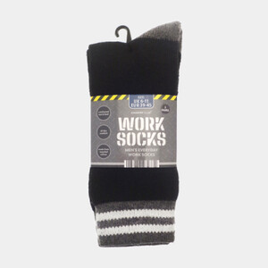 Men’s 3-pack work socks (recycled cotton) Thumbnail