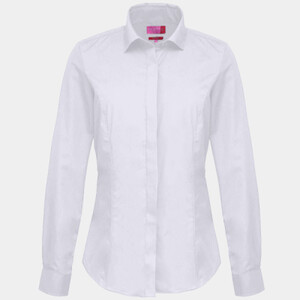 Brook Taverner Ladies Selene Long Sleeve Poplin Shirt Thumbnail