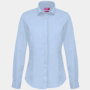 Brook Taverner Ladies Albany Long Sleeve Classic Oxford Shirt Thumbnail