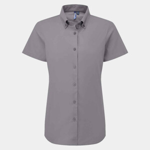 Premier Ladies Supreme Short Sleeve Oxford Shirt Thumbnail