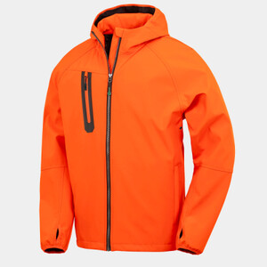 3-Layer Recycled Printable Casual Hooded Softshell Thumbnail