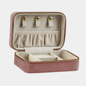 Velvet Travel Jewellery Box Thumbnail