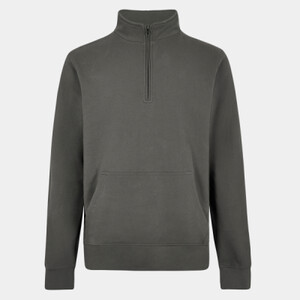 Regular fit 1/4-zip piqué sweatshirt Thumbnail