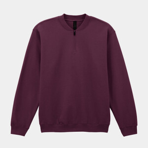 Softstyle™ midweight adult fleece 1/4-zip sweatshirt Thumbnail