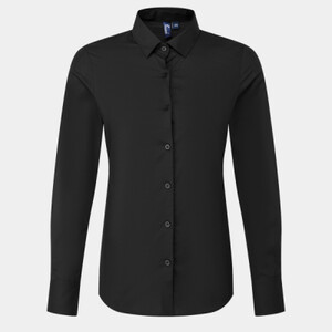 Women’s long sleeve ‘Recyclight’ poplin shirt Thumbnail