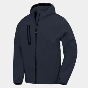 3-layer recycled printable casual hooded softshell Thumbnail