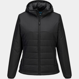 Women’s professional hooded insulated baffle jacket (S613) Thumbnail