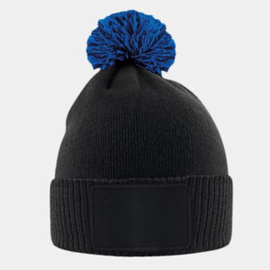Kids snowstar patch beanie Thumbnail