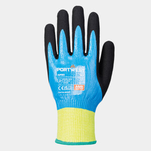Cut D13 Nitrile aqua gloves (AP50) Thumbnail
