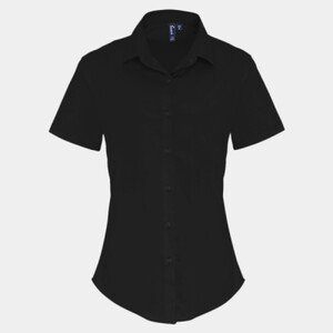 LADIES STRETCH POPLIN SS SHIRT Thumbnail