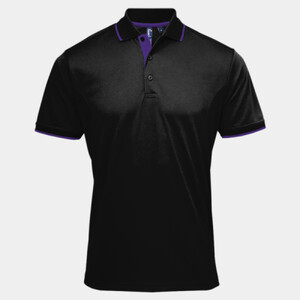 MENS CONTRAST COOLCHECKER POLO Thumbnail