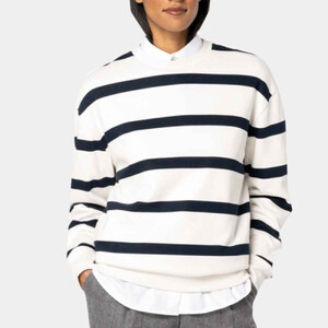 Native Spirit Unisex Striped Crew Neck Sweatshirt Thumbnail