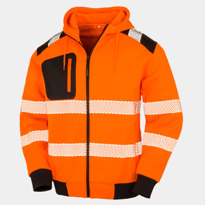 RECYCLED SAFETY ZIPPED HOODIE Thumbnail