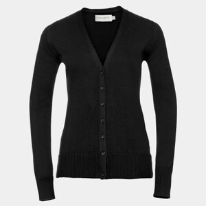 LADIES V-NECK KNITTED CARDIGAN Thumbnail