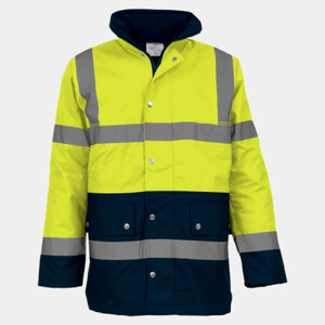 HI VIS 2 TONE MOTORWAY JACKET Thumbnail