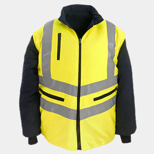 HI-VIS CHEVRON QUILTED JACKET Thumbnail