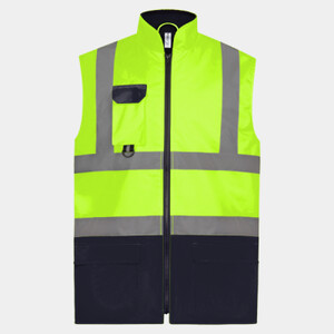 HI-VIS 2 TONE BODYWARMER Thumbnail
