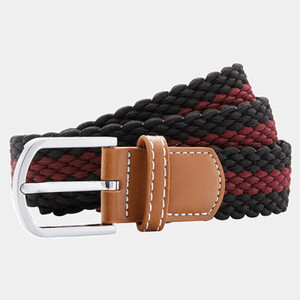 TWO COLOUR BRAID STRETCH BELT Thumbnail