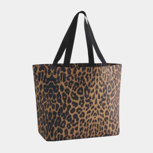 Leopard Print Carryall Tote Bag Thumbnail