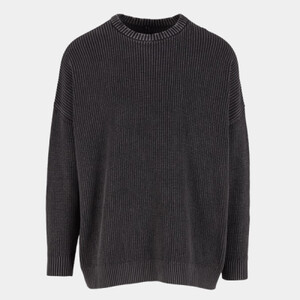 Acid washed knitted oversized sweater Thumbnail