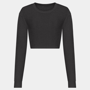 WOMENS LONG SLEEVE CROPPED T Thumbnail