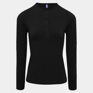 WOMENS LONG JOHN ROLL SLEEVE T Thumbnail